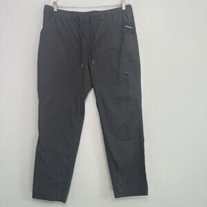 NWT Eddie Bauer Women's Ankle Cargo Pants Hiking Outdoor Sz 14 Gray